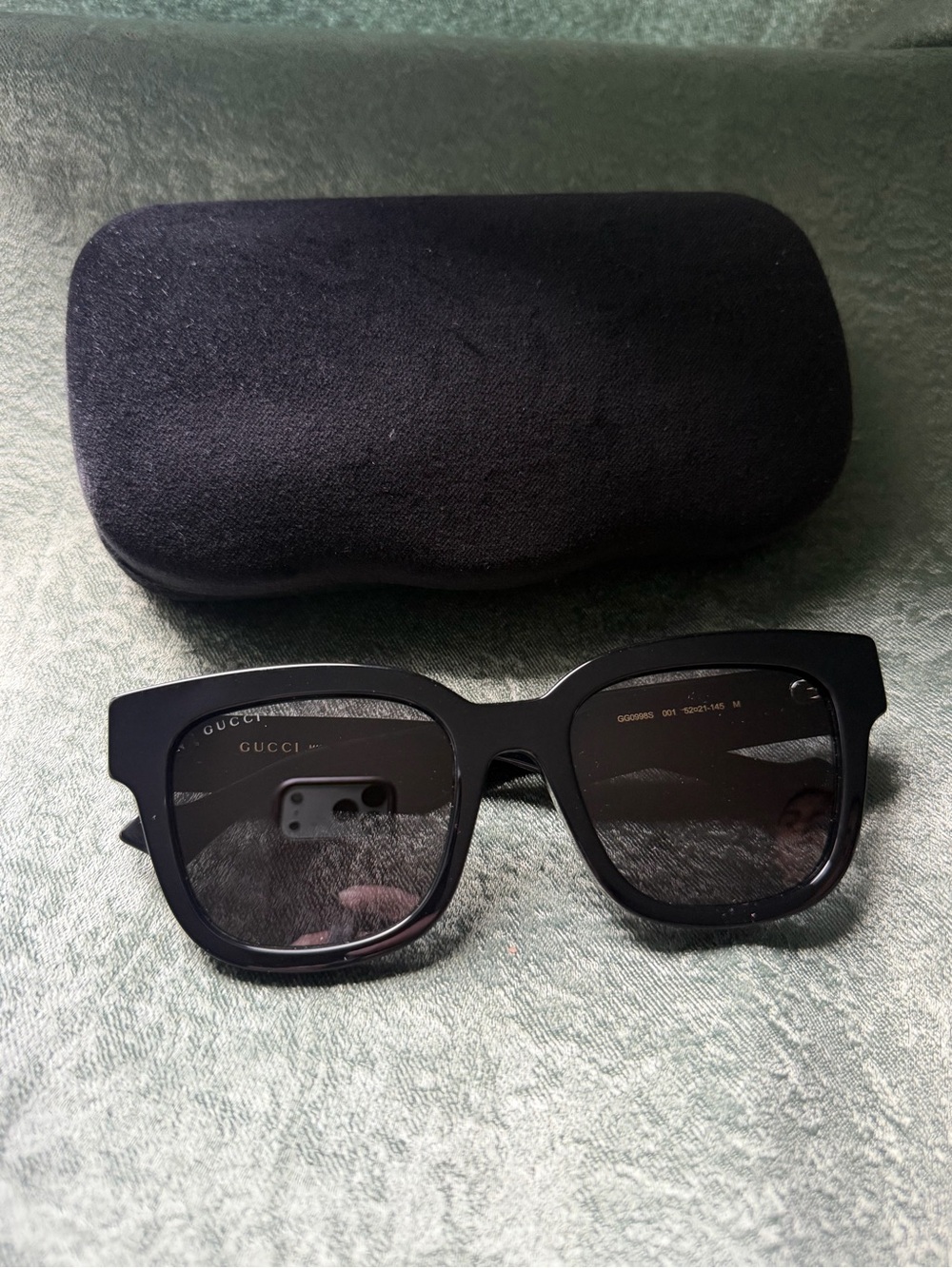 Gucci Black Square Sunglasses